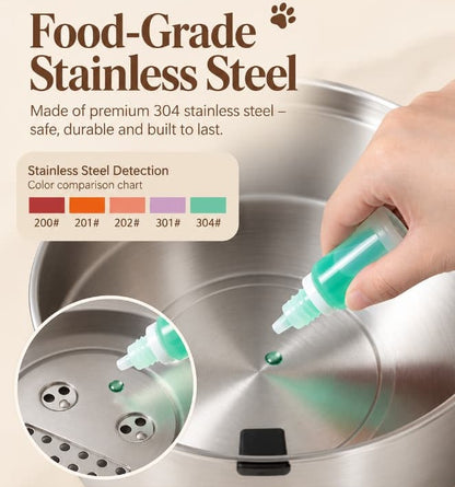 Stainless Steel Pet Water Bowl