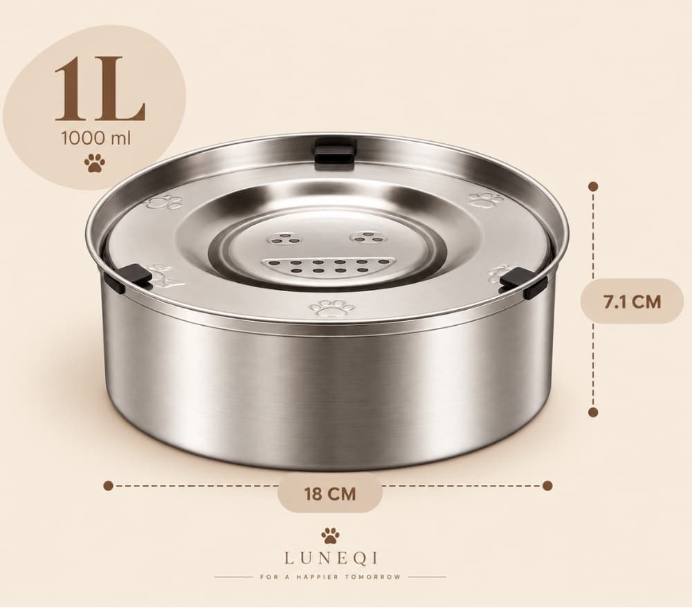 Stainless Steel Pet Water Bowl